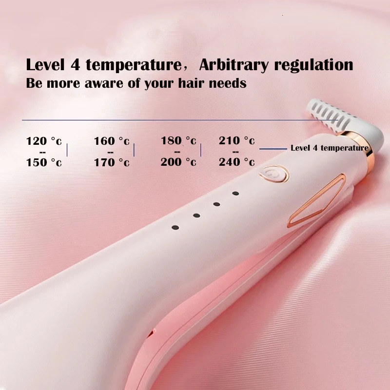 2 Barrel Curling Iron Ceramic Coating Care Hair Egg Roll Splint Fast Heating Electric Salon Styling Tool 241209