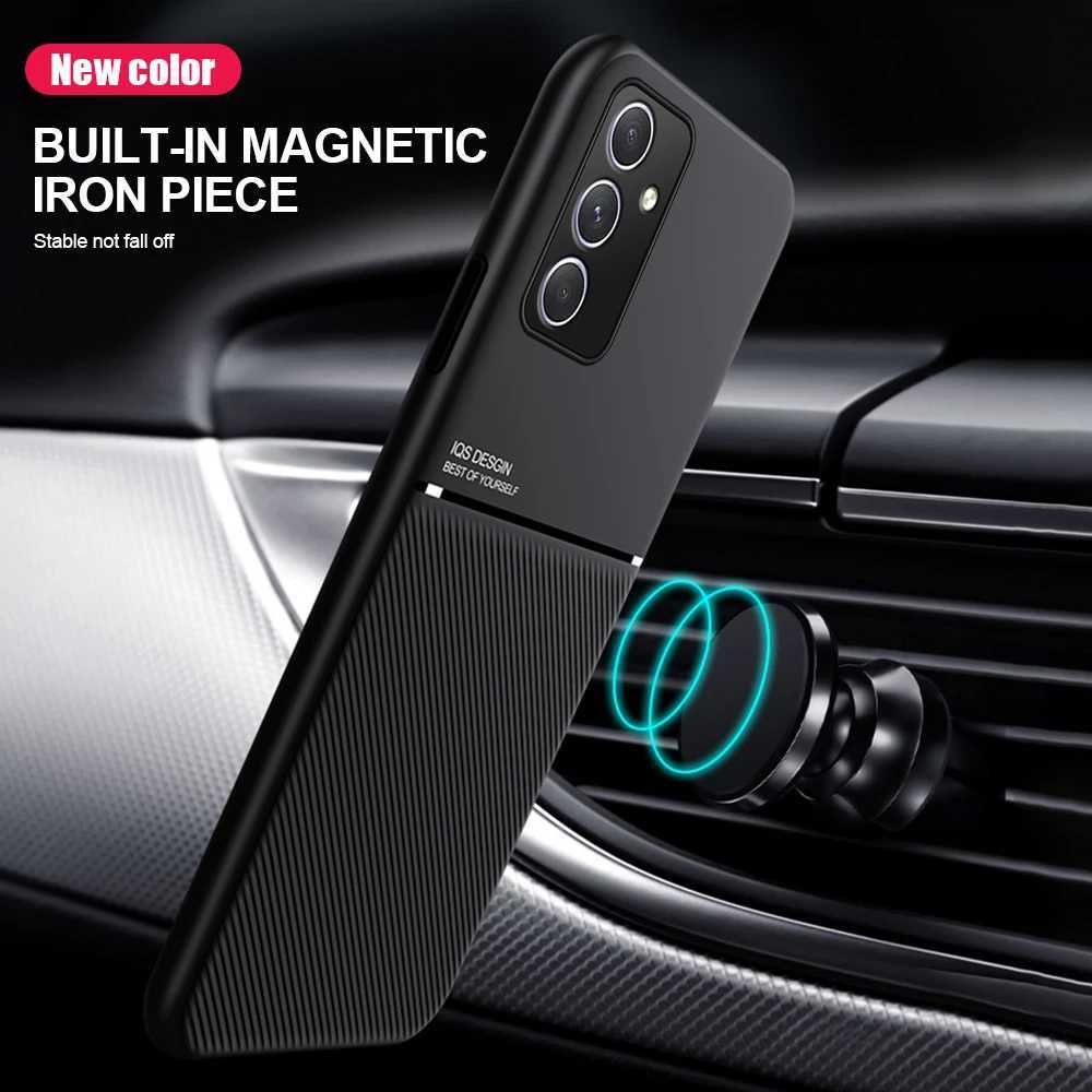 High Quality Designer Phone Case For Galaxy A16 A15 A25 A35 A55 A05 A14 A34 A54 5G Cover Built in Car Bracket Magnetic Fundas Coque O241209