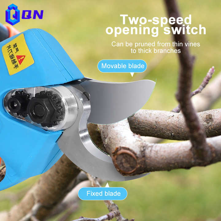 Lithium Electric Pruning Shears Large Capacity Garden Tools Electric Scissors Rechargeable Electric Scissors for Efficient Fruit