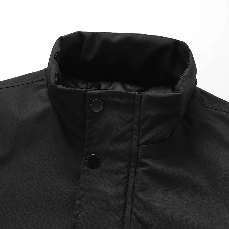 Autumn Jackets Men Coats Windbreaker Black Big Pocket Warm Plus Size 6XL 7XL 8XL Oversize Waterproof Cotton Outwear Loose 241209
