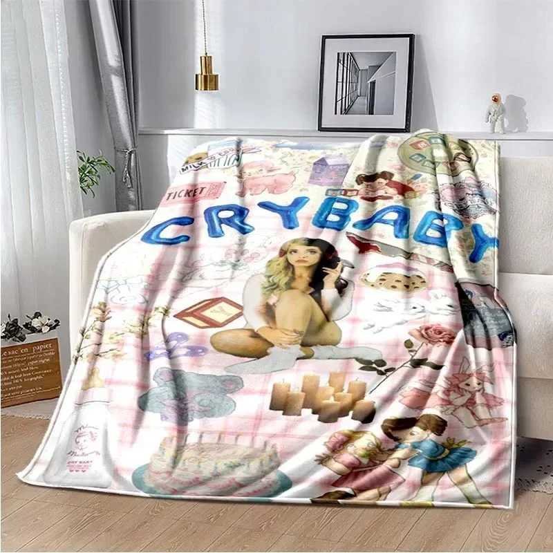 Melanie Martinez Blanket K-12CRY BABYPORTALSLightweight Warm Insulation Sofa Bed Office Car Knee Pads BlanketsDeckeXJ241210