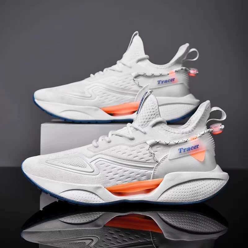 New Men Casual Sneakers Running Shoes Fashion Outdoor Sneaker Sports Shoes Mesh Breathable Cushioning Basketball Footwear Z250225