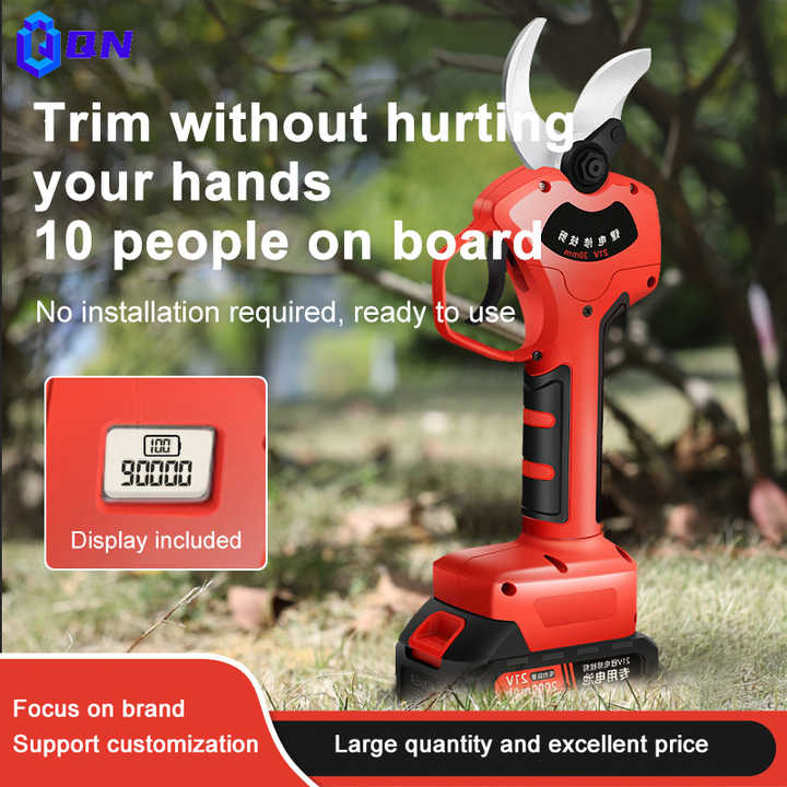 Pruning personalized garden tools 40mm Brushless Electric Secateurs Branch Cutter Power Shears Electric Pruning Saw Cordless