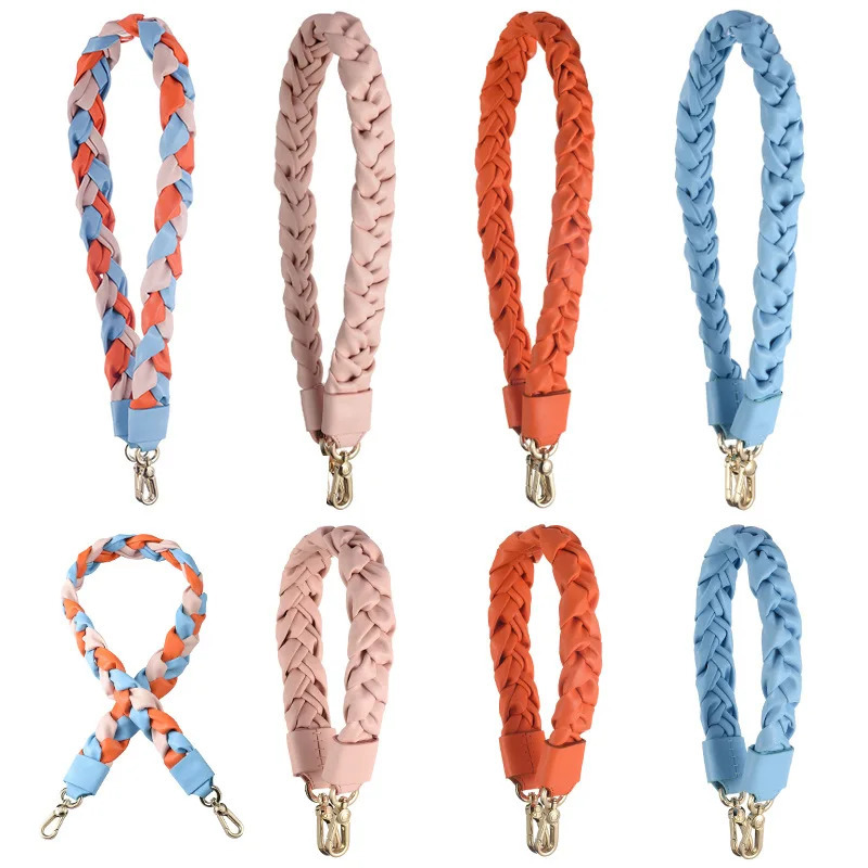 4cm wide woven handbag handle denim leather DIY long and short strap handbag wallet with bag accessories 241205