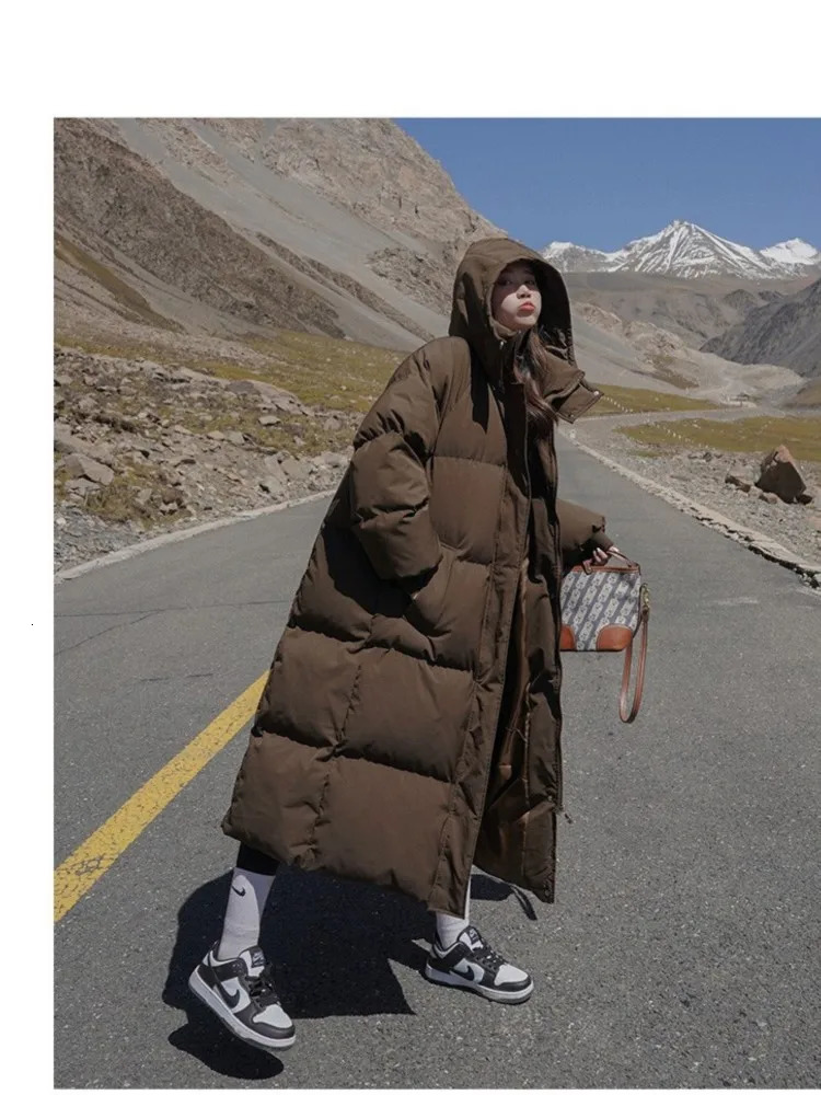 Down Coats Cotton Dress Korean Edition Large Fashion Jacket Winter Park Feminina Abrigo 241209