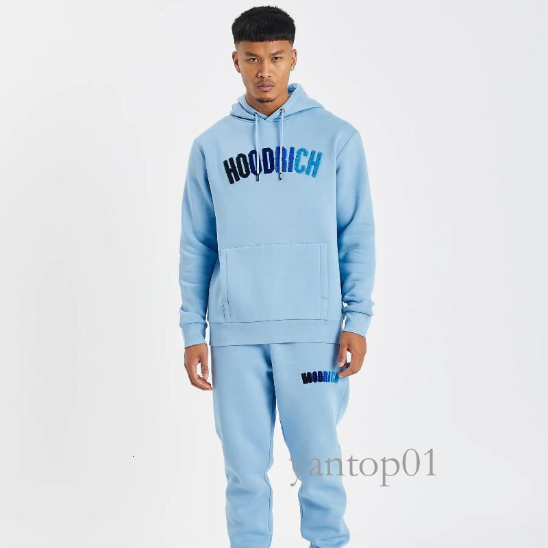 designer hoodie hoodrich sportswear set hoodie sweatshirt set graphic printed hoodie twopiece set wholesale 2024