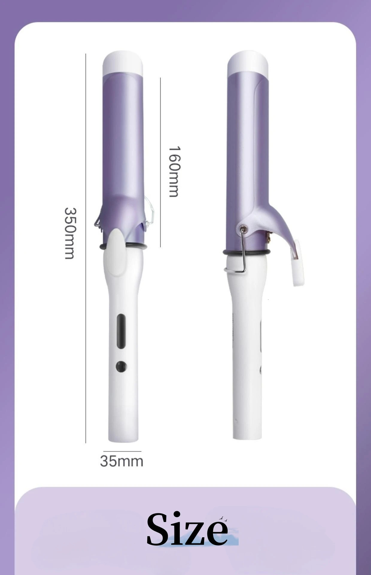 home appliance Iron Hair Curler 40mm Big Wave Formers Curler Hair Rollers Auto Rotating Hair Curler 241209