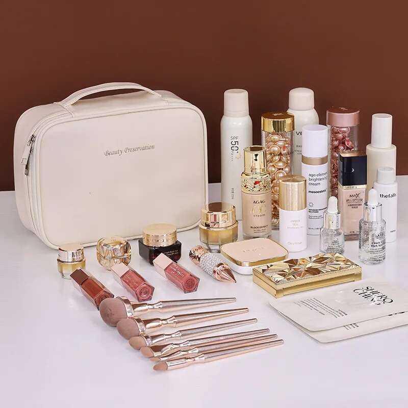 New Women's Cosmetic Portable Storage Large Capacity makeup bag travel organizer Essentials Toiletry Bag