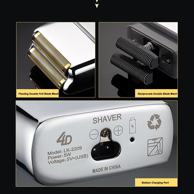 Pro Fx02 Cordless Metal Barber Shop Hair For Men Beard Electric Shaver Razor Fade Bald Head Shaving Hine Rechargeable