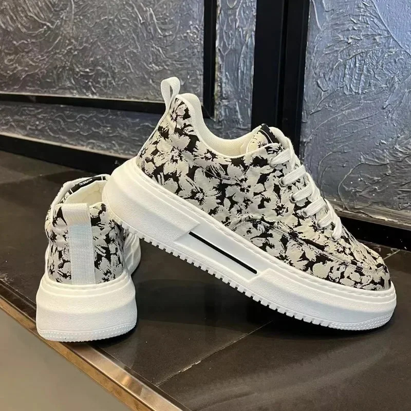 Leisure Men's With Spring/autumn Fabric Surface Breathable Versatile Flat Bottomed Non Slip Board Shoes Sports Man's Shoe