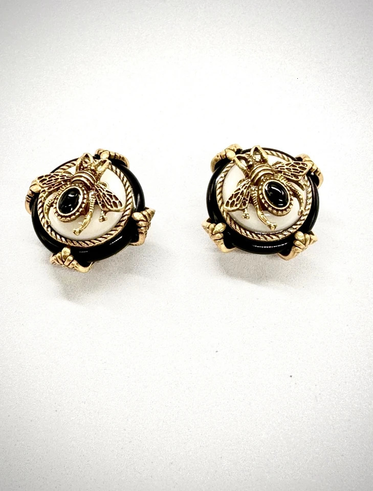 European and American fashion trends retro literature elegant and cute spirit bee rings jewelry sets 241209