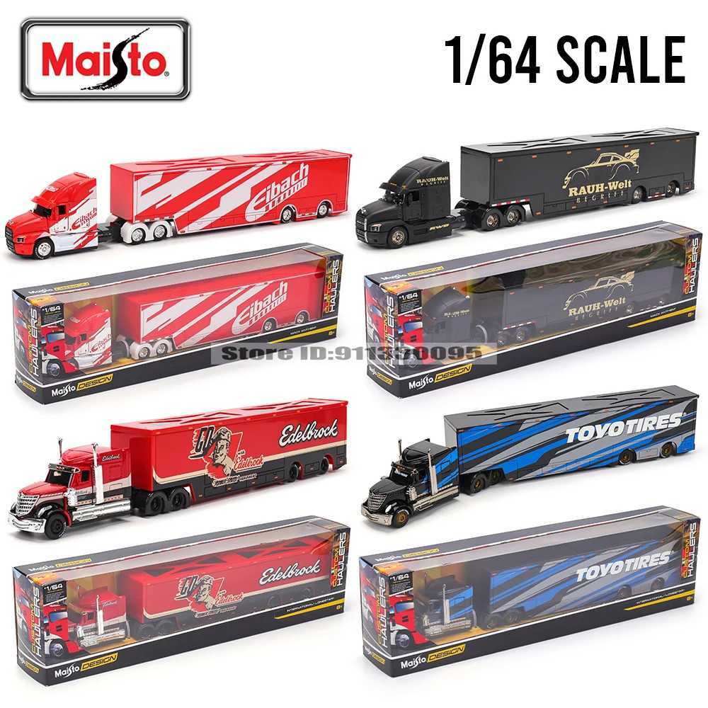 Maisto 1 64 MACK Anthem LoneStar UP Transport Casting Manufacturing Trailer Model Simulation Alloy Car Series X241209