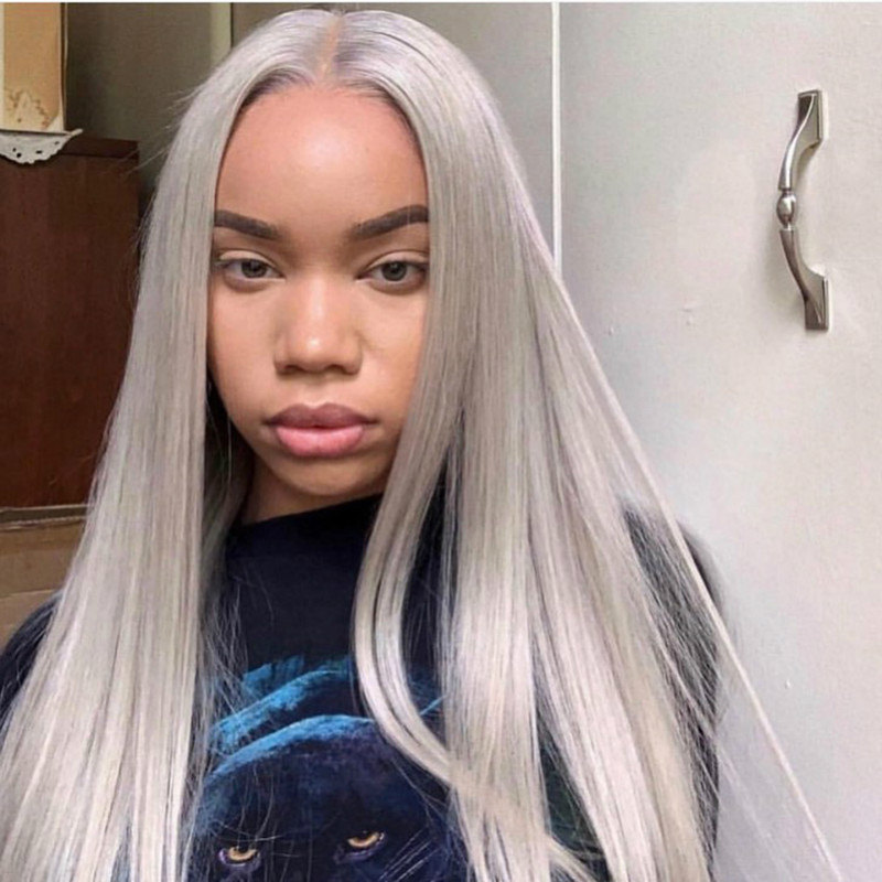 13x4 Simulation Human Hair Straight Wigs Luxurious Body Wave Highlight Lace Front For Women Lace Frontal Wig Pre Plucked Honey Blonde Synthetic Wigs H