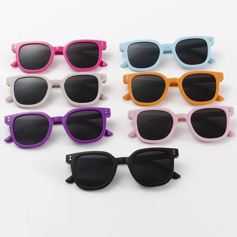 Childrens small frame square sunglasses designer fashion sunglasses for girls boys outdoor blackout glasses UV400 Gafas De Sol W241210