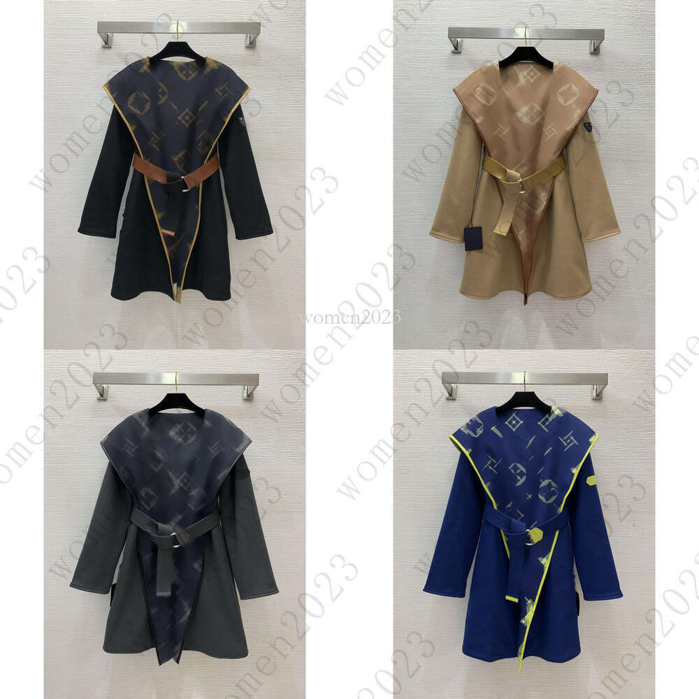 Women coat designer jacket Women hoodies jacket fashion brand woolen overcoat Inner printing trench coat casual travel hoodie windbreaker Dec 09