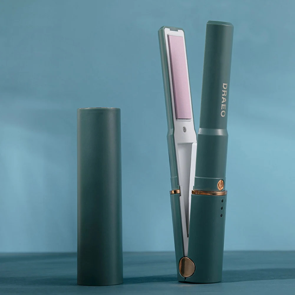 Wireless Portable Cordless Curling Iron Hair Curler USB Straightener Temperature Adjustable Mini Splint Styling Tool 241209