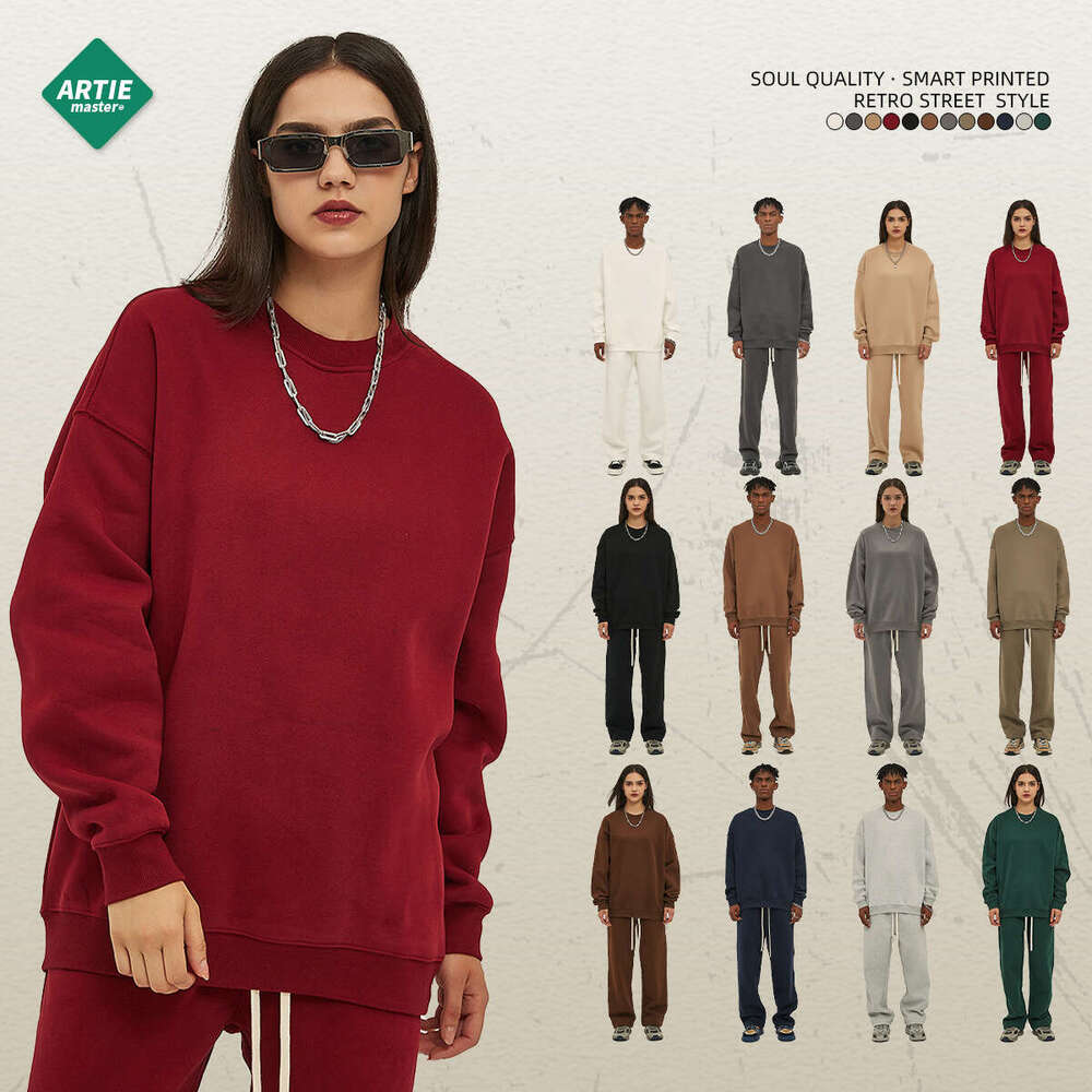 New Trend Brands for Fall/Winter 2024: 350G Dopamine and Veet Thin Loose Round Neck Men's Sweater