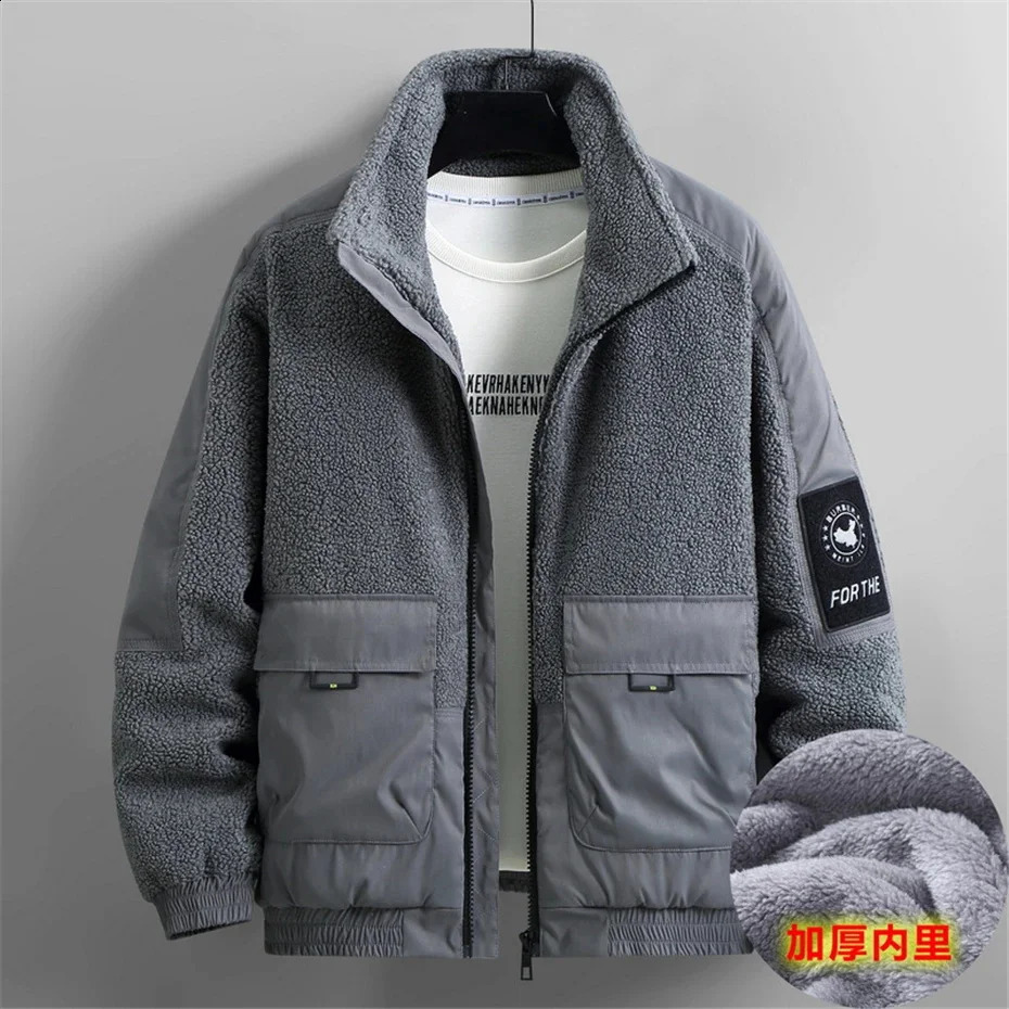 Polar Fleece Jacket Men Winter Thcik Warm Coat Plus Size 12XL Fashion Casual Male 241210