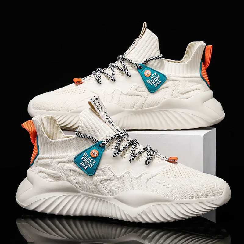 Mens Sneakers Breathable Running Shoes New Mesh Outdoor Casual Shoes Fashion Non Slip Vcanize Shoe Platform Lace Up Men Shoes Z250326