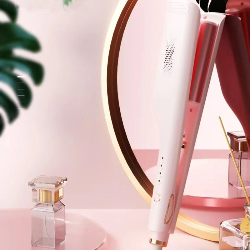 2 Barrel Curling Iron Ceramic Coating Care Hair Egg Roll Splint Fast Heating Electric Salon Styling Tool 241209