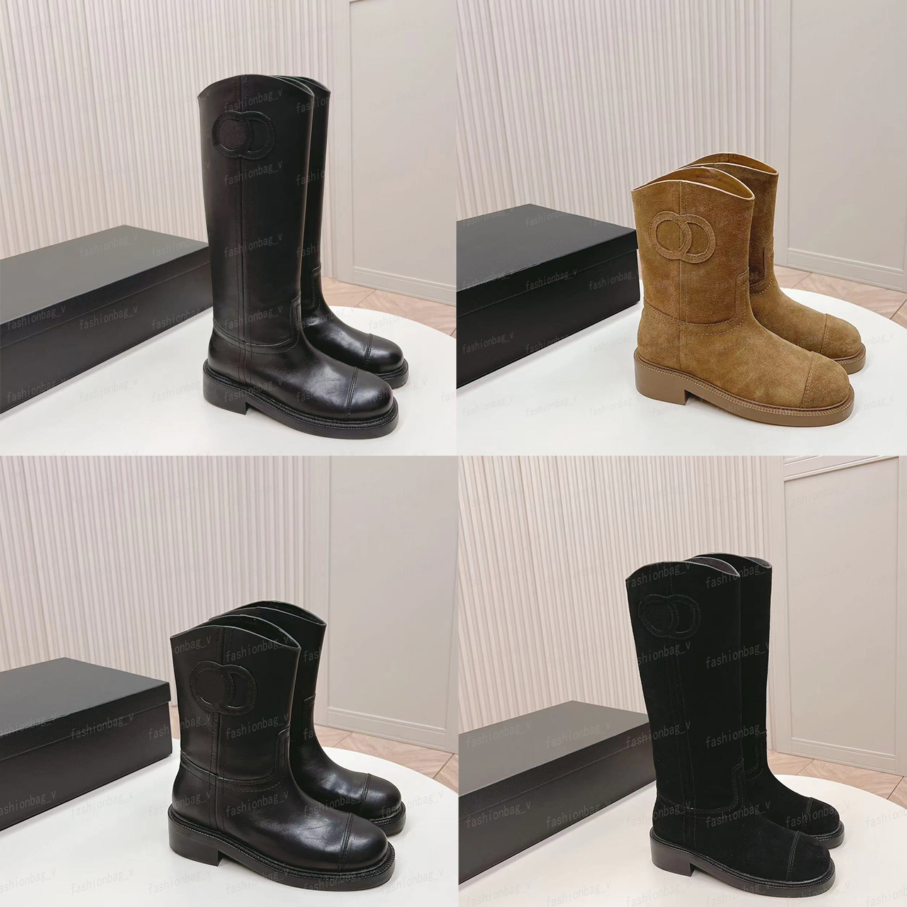 Designer Boot Women Boot Suede Platform Boots Chunky Heeled Luxurious Winter Star Trail Ankle Booties