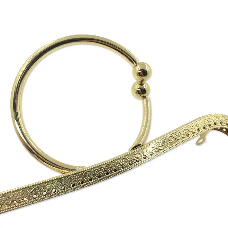 10 pieces of 20.5cm metal buckles used for wallet frame handle clutch bag accessories square lock hardware 241205