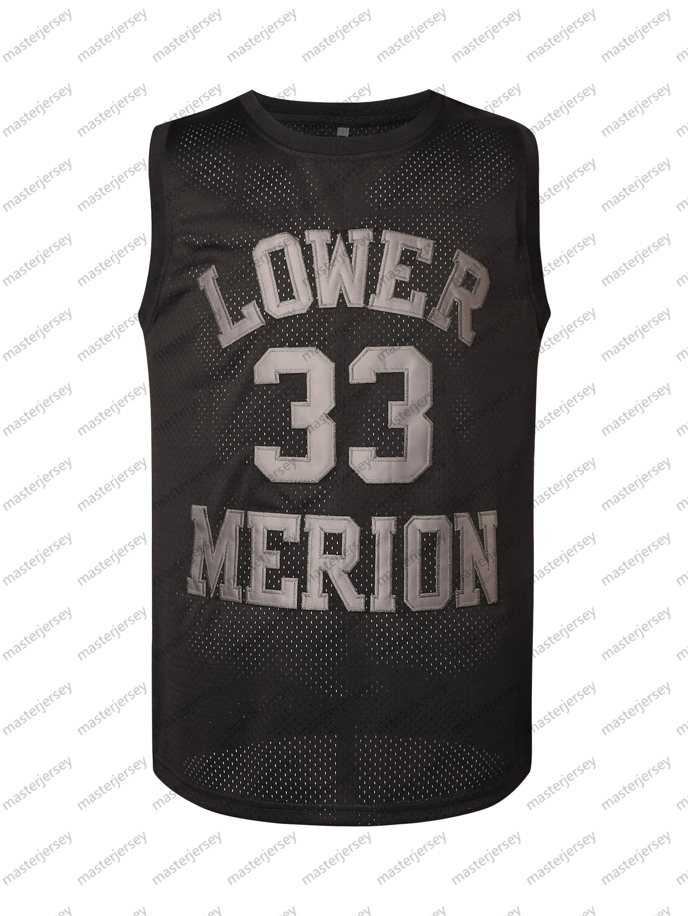 #33 BRYANT Men's Sports Team Basketball Jersey Polyester Knit Fabric Embroidered Letters & Numbers Crew Neck Sleeveless Training Vest Jerseys