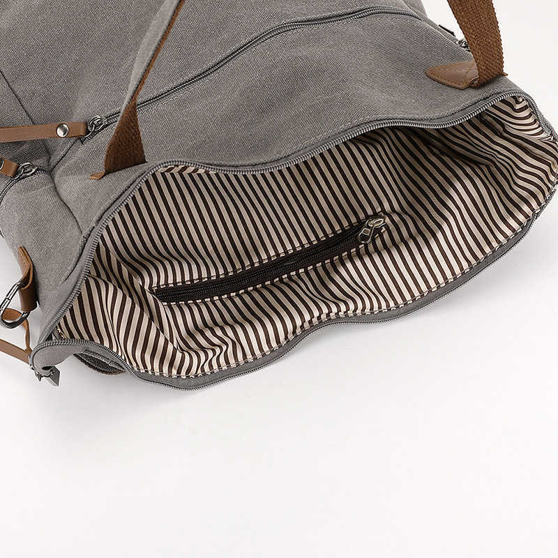 versatile minimalist new single shoulder crossbody large capacity contrasting color tote canvas bag 241215