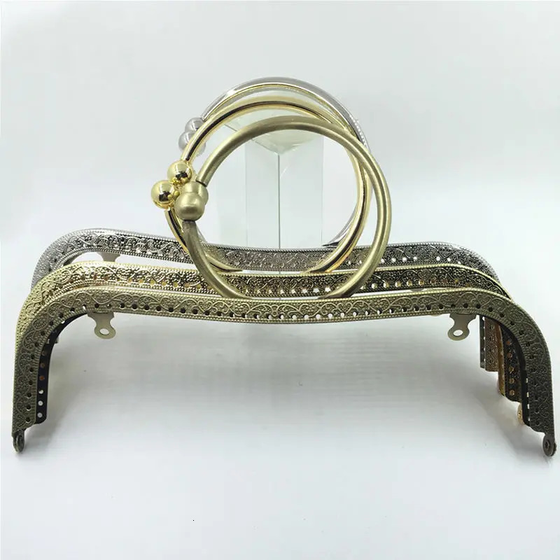 10pcs 22cm metal wallet frame buckle used for making DIY clutch bag accessories square lock hardware 241205