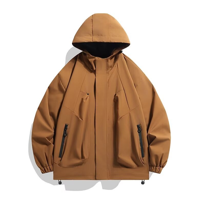 Windbreaker Men Tactical Jacket Waterproof Outdoor Hooded Coat Sports Military European Size S-3XL Field Climbing Thin Outwear