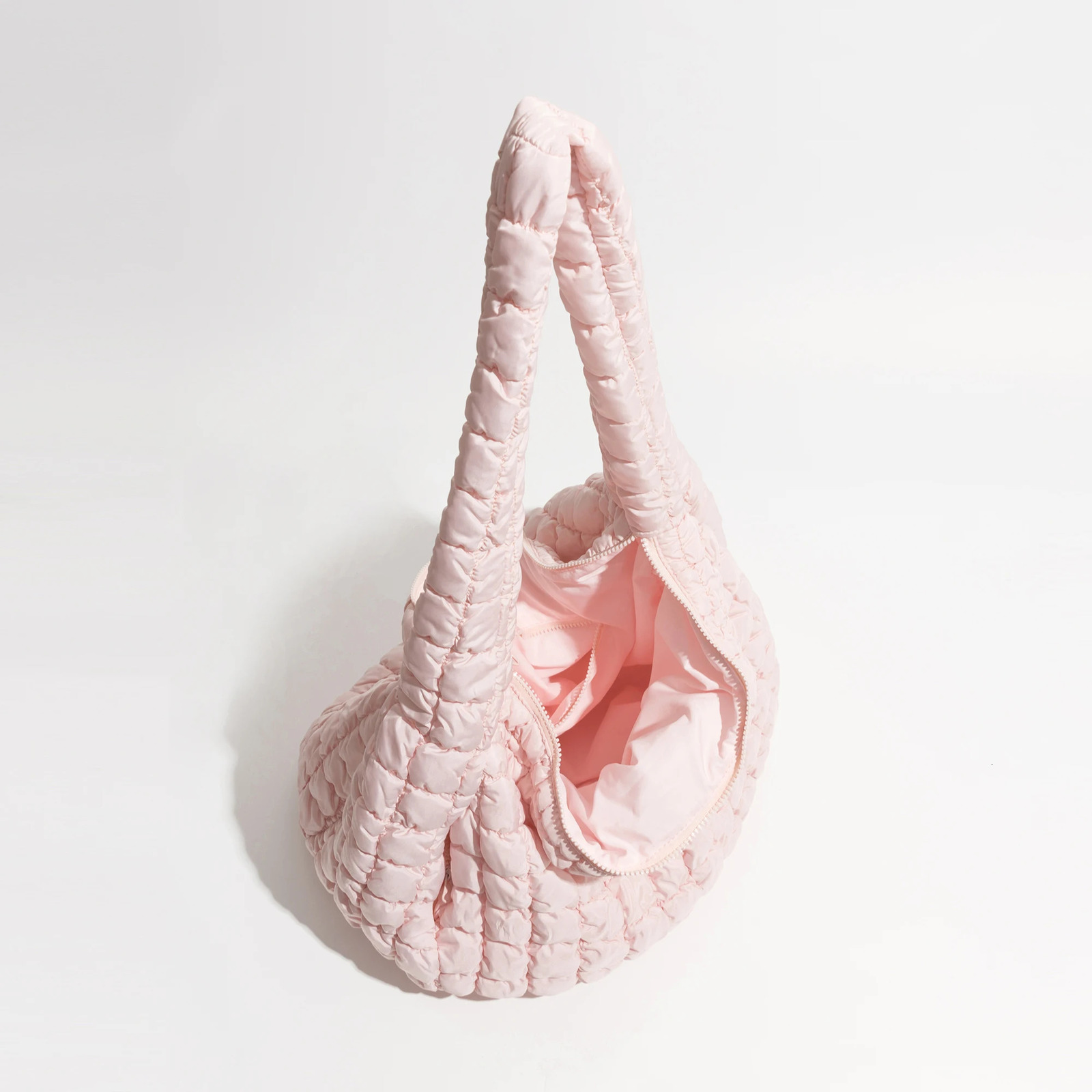 MABULA Girls Big Crossbody Quilted Puffer Bag Korean Cotton Pad Sling Stray Wallet Simple Shoulder Bag241209