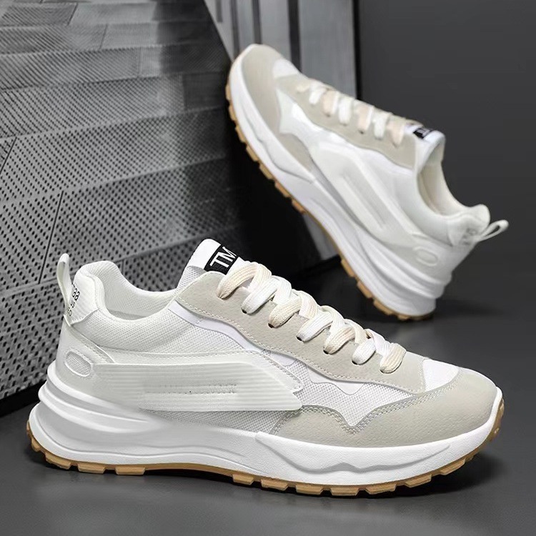 Free shipping New Men's Sneakers Outdoor Comfortable Running Shoe Waterproof Leather Casual Shoes for Men Lace Up Flats