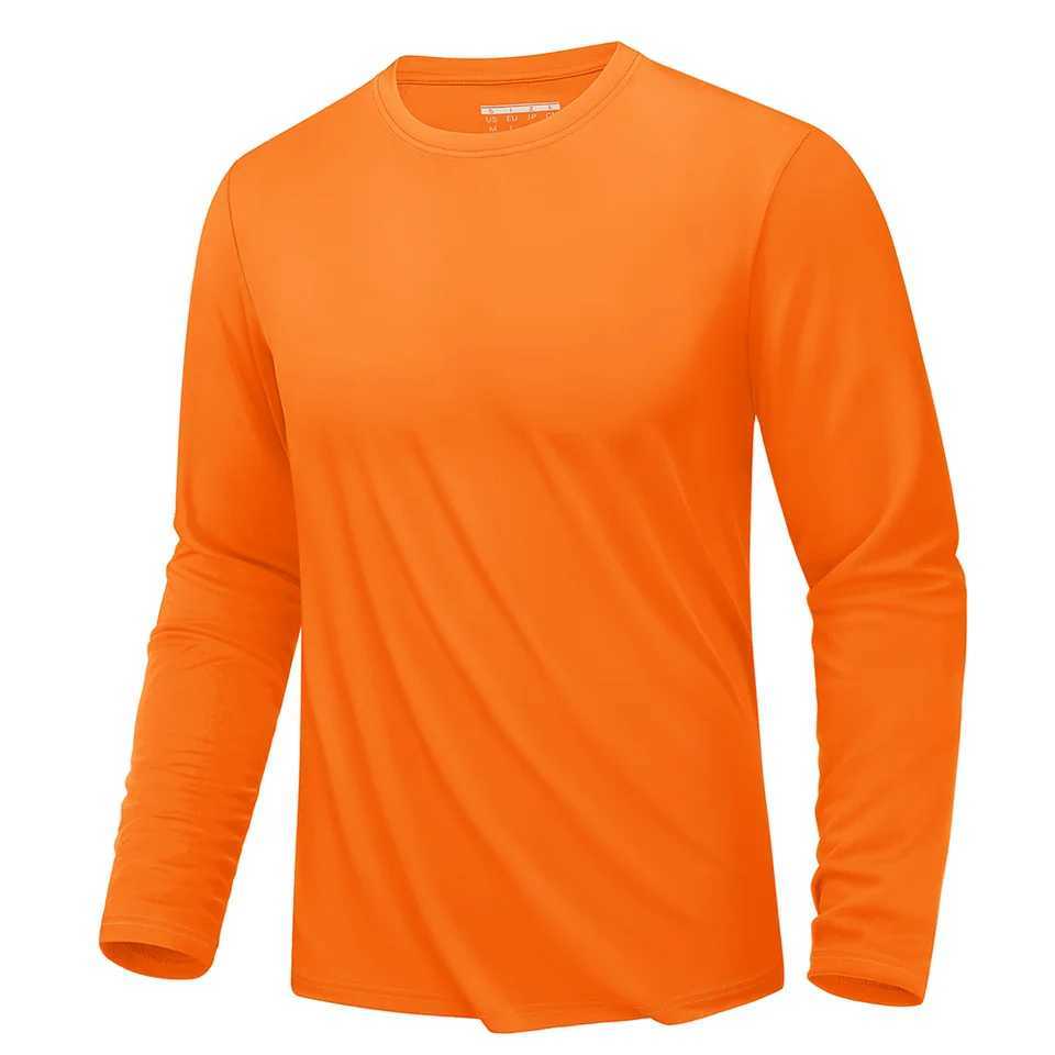 Mens Sunscreen Summer Official Website Long Sleeve Quick Drying Mens T-shirt Breathable Hiking Fish Performance Top UV Protection W241210