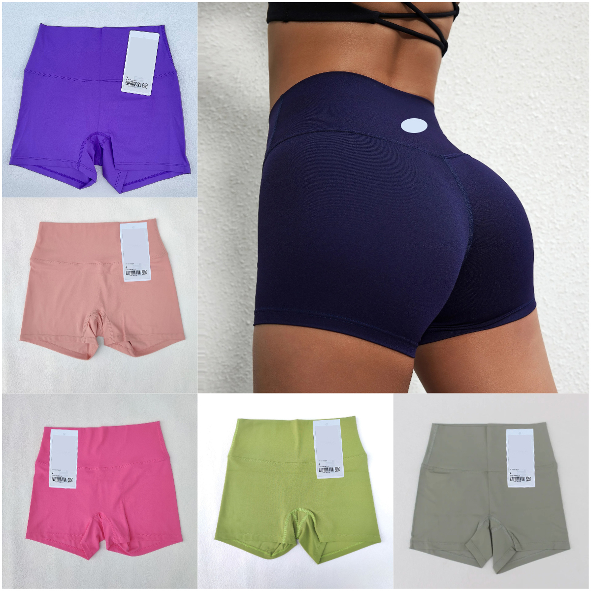 Align lulu shorts women summer 4.5 inch gym sports Yoga Shorts Women's Sport High Waist Fitness Wear short push up sporty woman Workout free shipping short tights