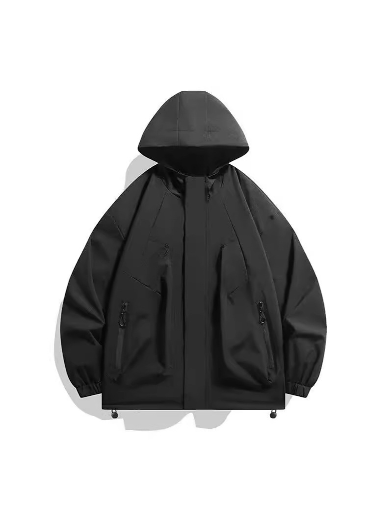 Windbreaker Men Tactical Jacket Waterproof Outdoor Hooded Coat Sports Military European Size S-3XL Field Climbing Thin Outwear