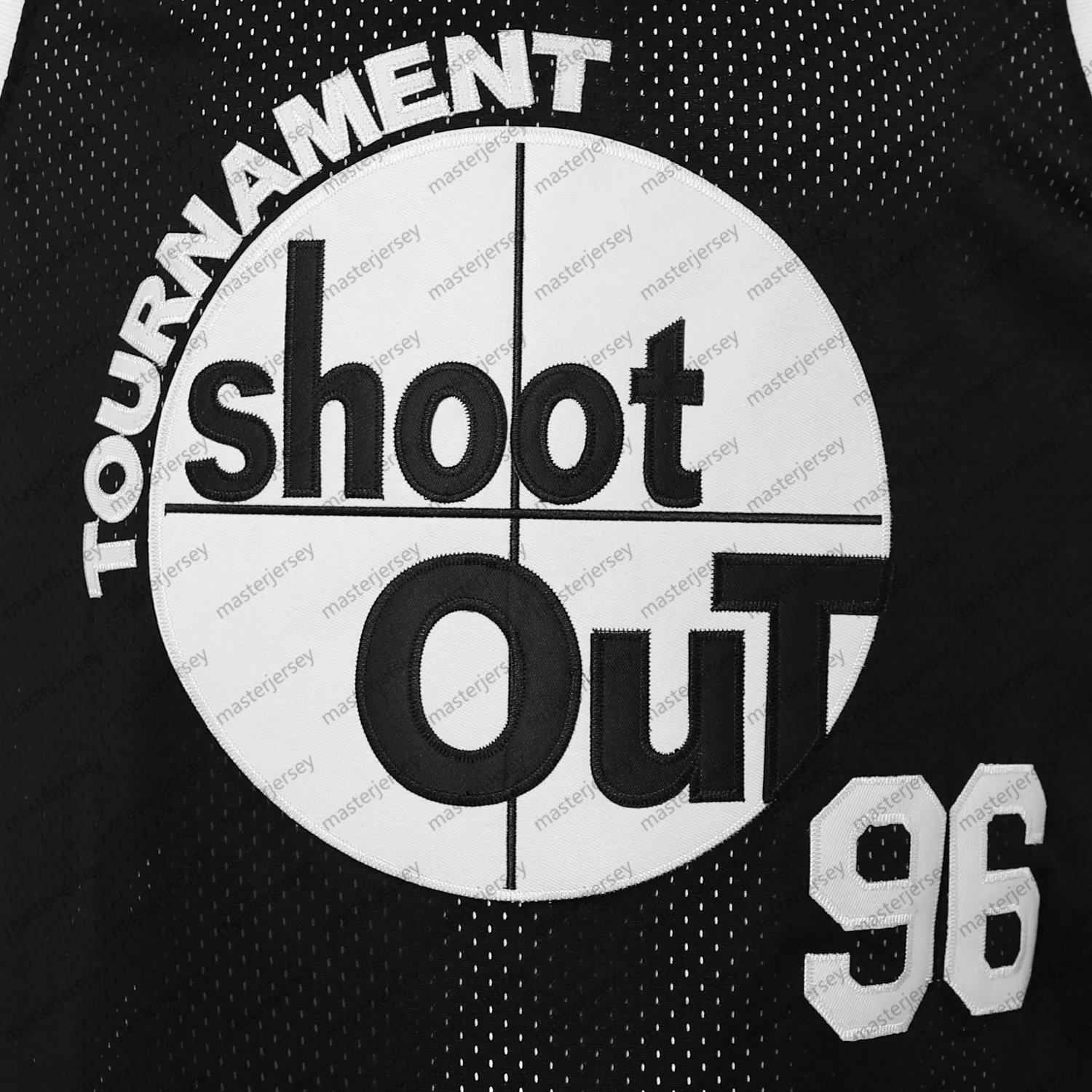 #96 BIRDIE Men's Sports Team Basketball Jersey Polyester Knit Fabric Embroidered Letters & Numbers Crew Neck Sleeveless Training Vest Jerseys