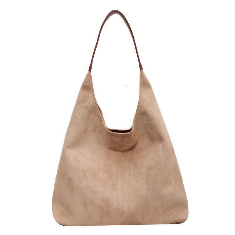 Designer's bag Frosted Vintage Women's Large Capacity Shoulder Bag Solid Color Simple Casual Commuter Bags Autumn Retro Hot Selg