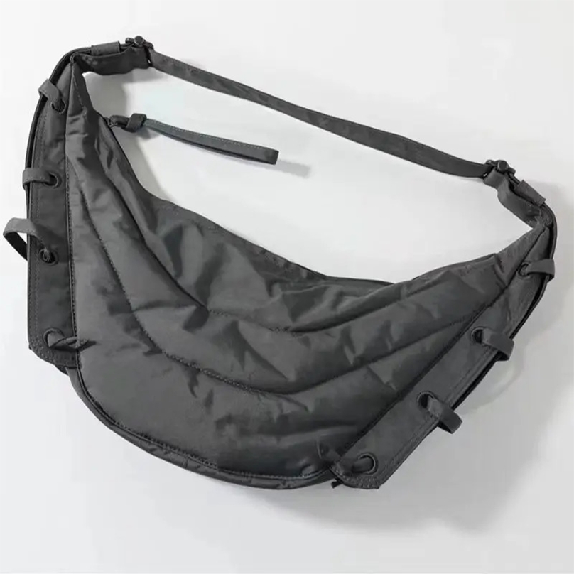 Cotton bedding horizontal bag womens er handbag and wallet cashmere padded shoulder bag half moon 241209