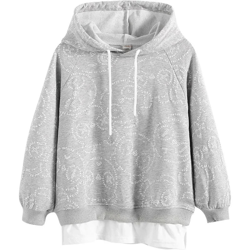 Childrens Sportswear Girls Spring/Summer Autumn Cotton Printed Flower Letter Zipper Sportswear 5 6 8 12 13 14 15 Year Super Large Hoodie 241210