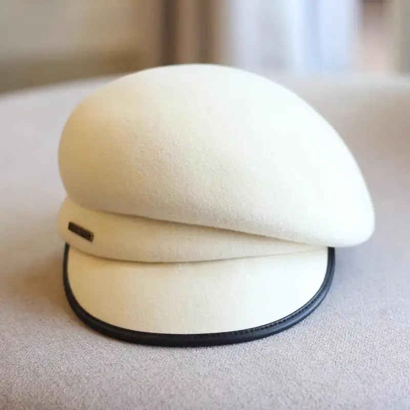 High quality Fedoras casual sboy retro beret wild octagonal hat retro ivy hat gorilla Gatsby flat hat female visual hat 241209