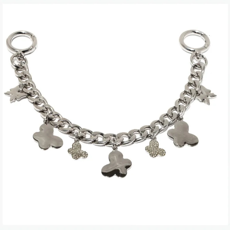 Charm with Handle Butterfly Decoration Gold Metal Chain Handbag Wallet Replacement Accessories Hardware Quality 241205