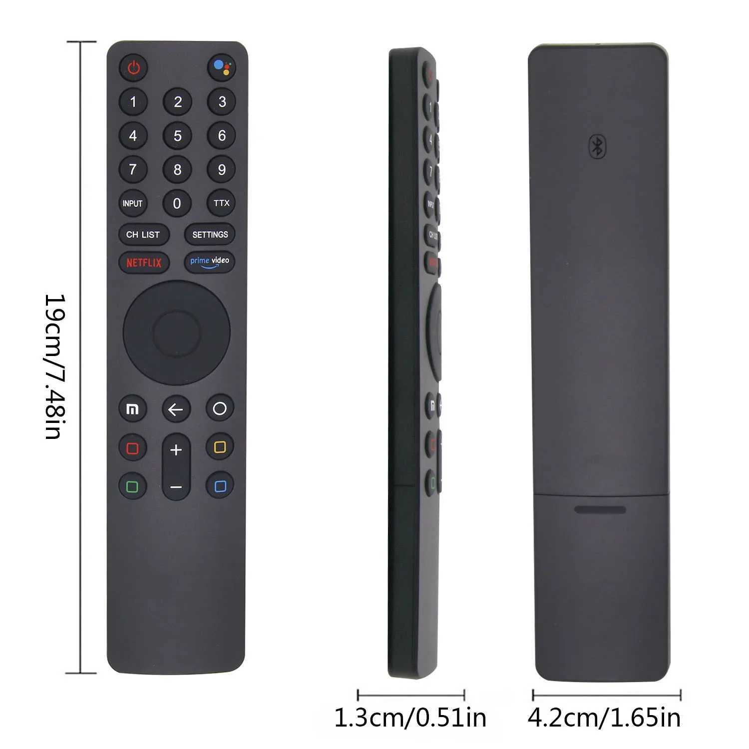 etooth Voice Remote Control Replacement Fits with Google Voice Assistant for MI TV P1 Q1 4S 4A L55MS-5A Q1E XMRM-010XJ241210