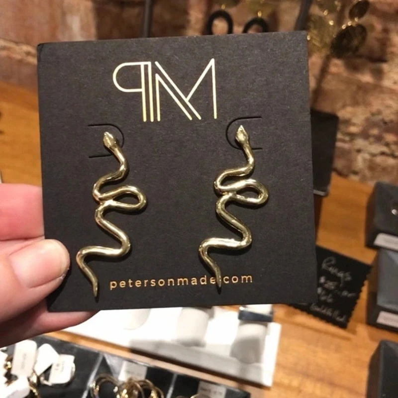 Customized necklace earrings drawer cardboard jewelry box with pendant packaging paper label packaging earring holder 241209