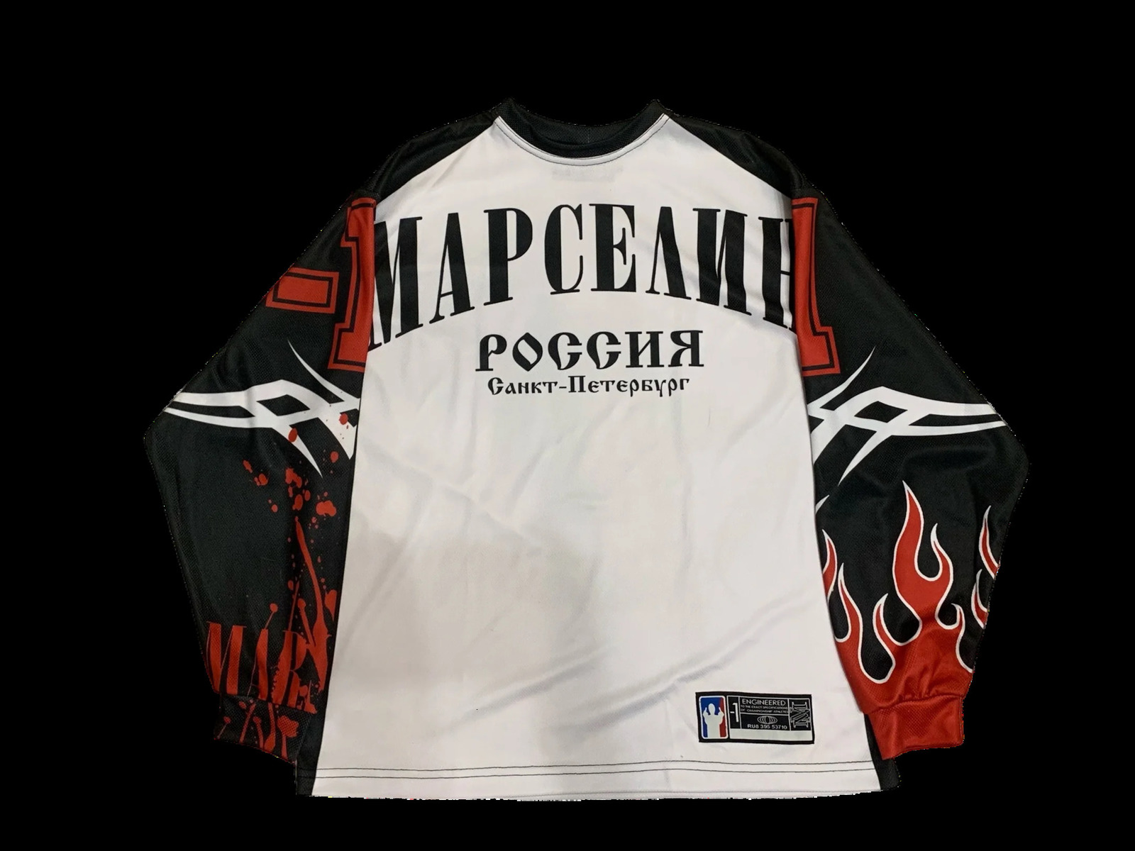 Harajuku Y2K Sprots long sleeved T-shirt mens hip-hop casual street clothing loose baseball shirt casual top mens clothing 241209