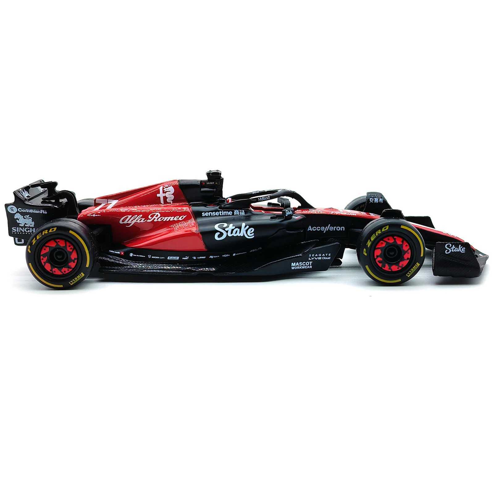 Bburago 1 43 2023 Alfa Romeo C43 F1 Formula Car Die Casting Vehicle Collection Model Racing Toy X241209