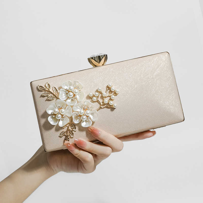 Trendy Pearl Banquet Bag Bridal Dress Bag Clutch Bag Fashion Celebrity Banquet Bag Handheld Shoulder Bag Diagonal Cross Bag 240920