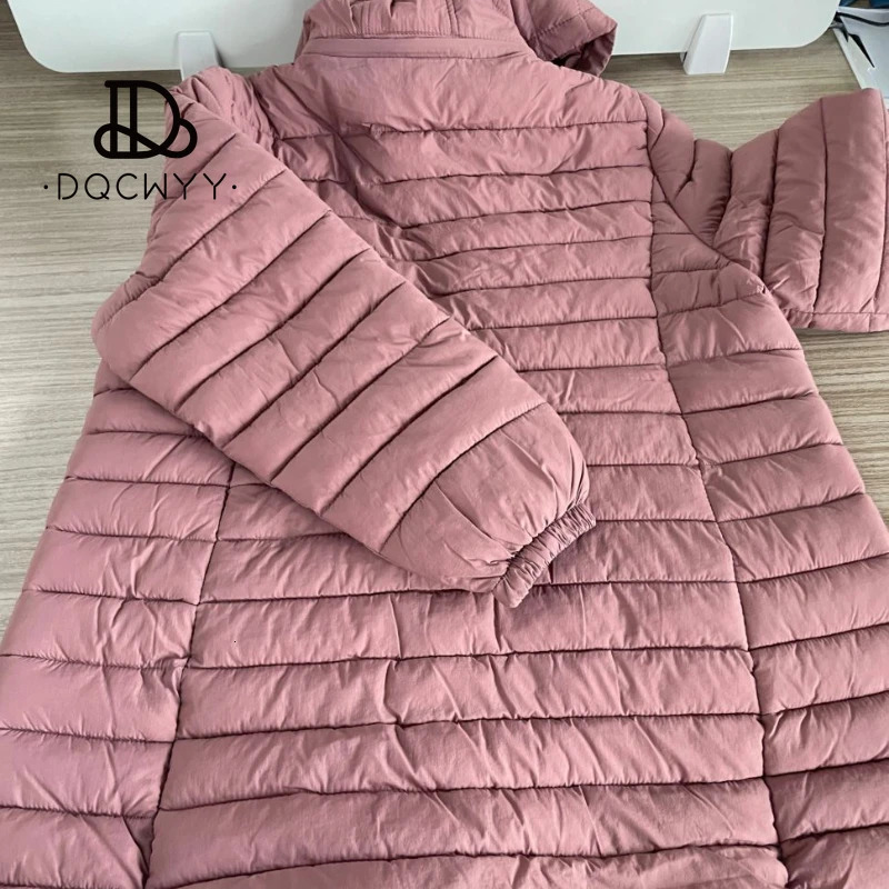 Womens Jacket Fashion Loose Down Cotton Women Coats Parkas Casual Warm Outerwear Hooded Winter Oversize 6XL Overcoat 241209