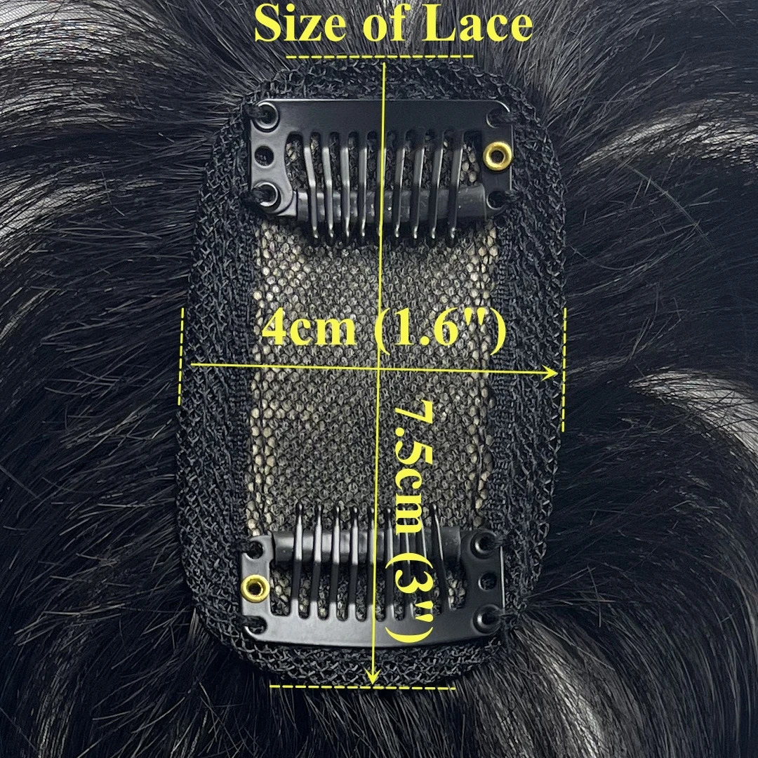 Real Naturally Center Part Bangs Clips on Human Hair Fringe Hairline False Bangs for Women Thinning Hair Mild White Hair 241209
