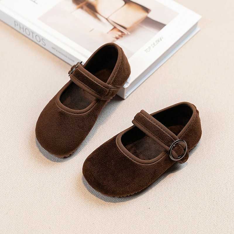 Baby Girls Spring/Autumn Fashion Popular New Kids Solid Color Flat Casual Comfortable Student Childrens Walking Shoes Size21-30XJ241209