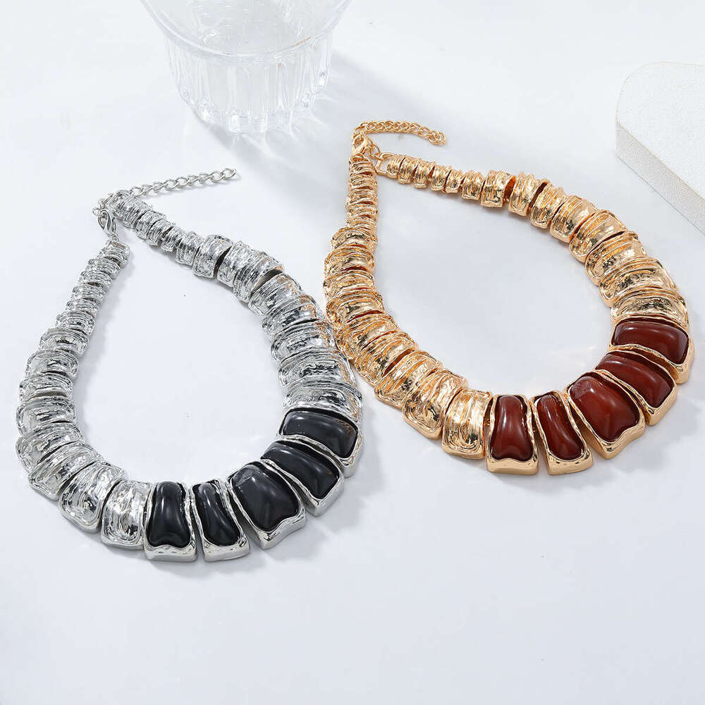 Advanced women's Cuban necklace, hip-hop exaggeration style, personalized accessories, accessories